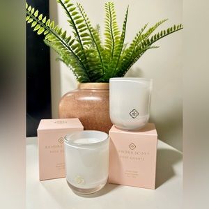 Two Kendra Scott Rose Quartz Candles 3oz